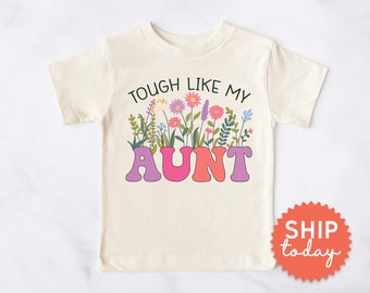 Tough Like My Grandma Toddler Shirt, Empowerment Kids Shirt, Cute Feminist Toddler Tee, Gift For Grandma, Funny Kids Shirt, (BC-WOM52)