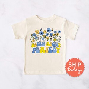 Down Right Perfect Onesie®, Down Syndrome Awareness Baby Bodysuit, Cute Baby Onesie for Down Syndrome Support, Down Syndrome Gift (BC-AUT52) Bild 4