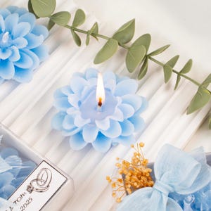 Birthday Candle Favors, Celebration Of Life Gifts, Elegant Baptism Candle, Quinceañera Party Favor, Scented Candle Gift, Memorial Candles