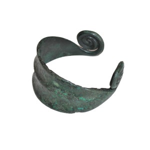 Bronze Age - arm mountains with spirals - Bronze - approx. 14th - 10th century Century B.C. BC - rare!