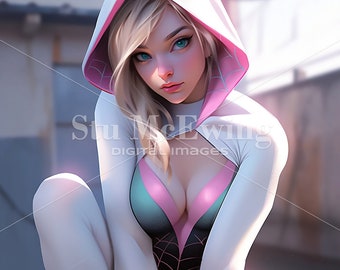Gwen’s Radiance Original Digital Portrait