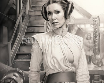 Leia’s Legacy Original Digital Portrait
