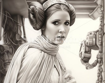 Leia’s Resilience Original Digital Portrait