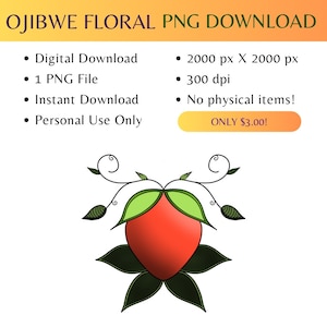 May include: A digital download of a red and green floral design with a stylized heart shape. The design is 2000 pixels by 2000 pixels and 300 dpi. The image is for personal use only.