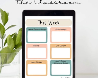 Ojibwe Classroom Printables Days of The Week by MazinibiiDesigns 4 pages
