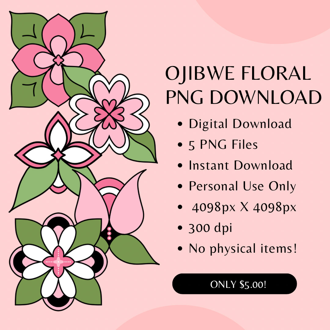 Digital Download PNG Ojibwe Floral by Mazinibiidesigns 5 PNG Files 4096px X 4096px 300dpi Personal Use - Etsy digital-download-png-ojibwe-floral-by-mazinibiidesigns-5-png-files-4096px-x-4096px-300dpi-personal-use-etsy