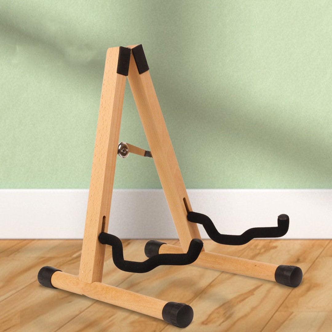 Beech Wood Guitar Wood Stand Folk Guitar Stand Electric Guitar Etsy