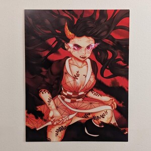 11&quot;x14&quot; Anime Demon Transformation Scene