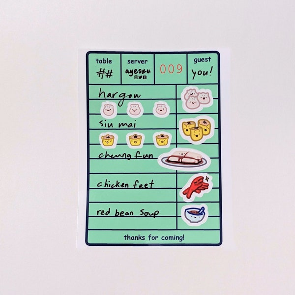 Dimsum Vinyl Stickersheet