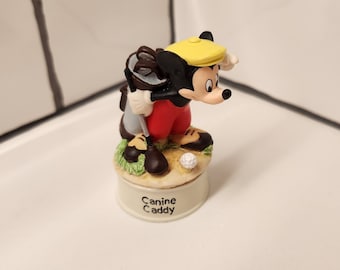 Canine Caddy - 1941 Disney Lenox Mickey Movie Star Thimble