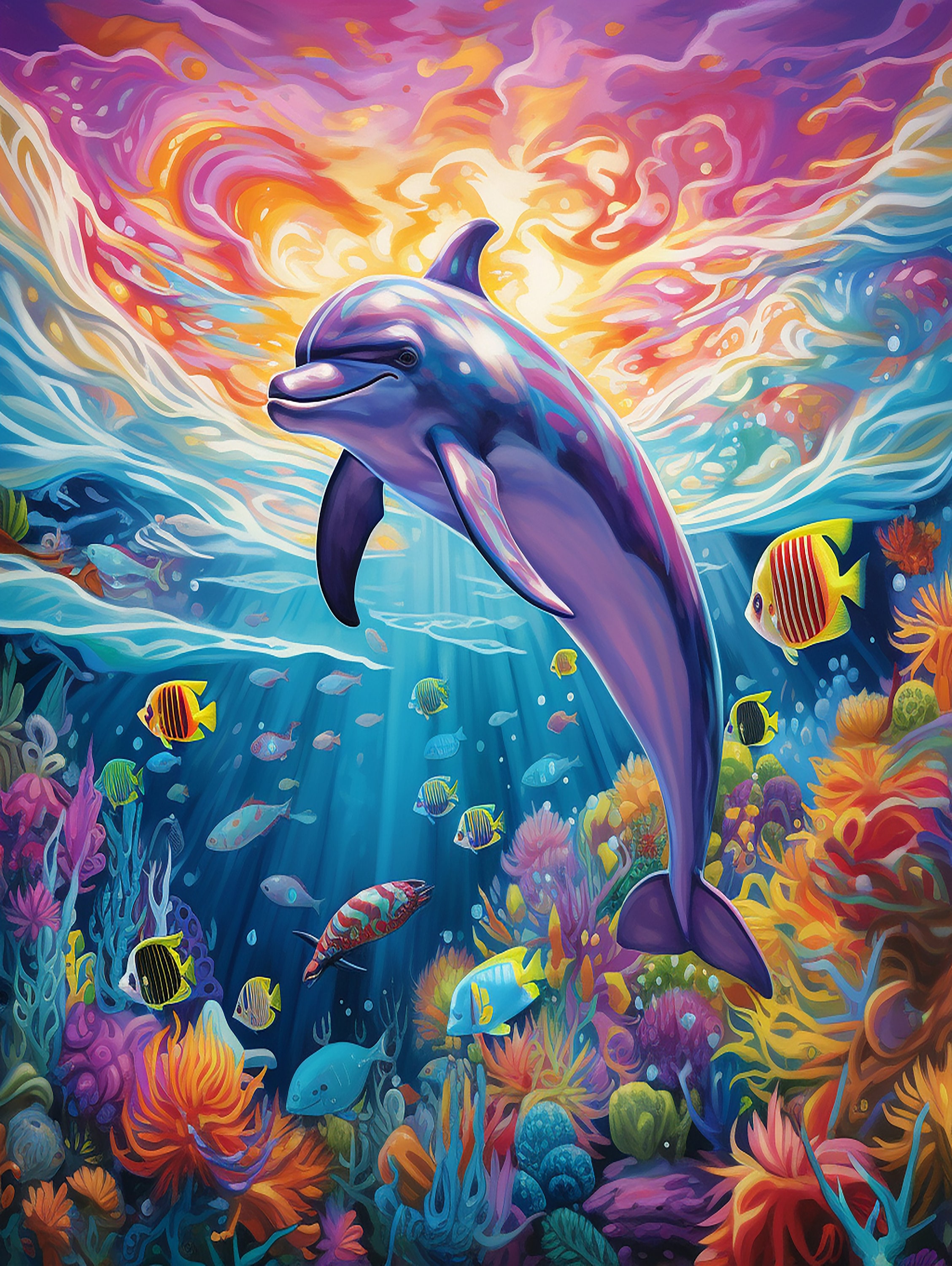 Lisa Frank Dolphins
