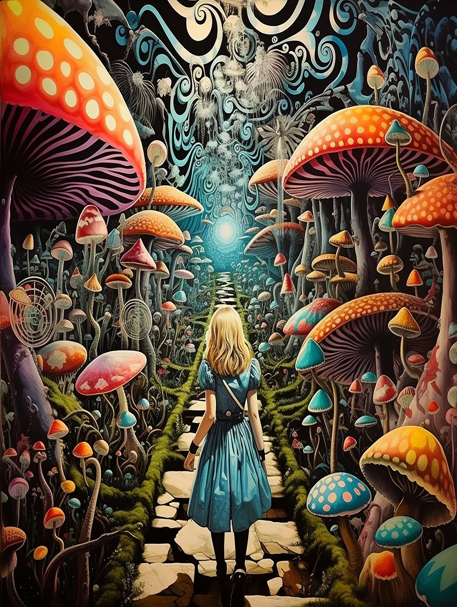 Alice In Wonderland Trippy Art