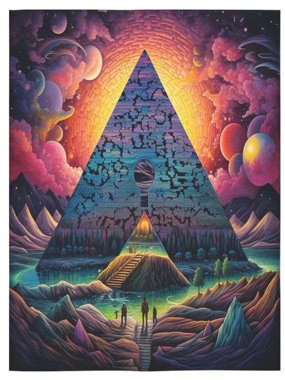 The Pyramid's Puzzle Tapestry, Huge 60