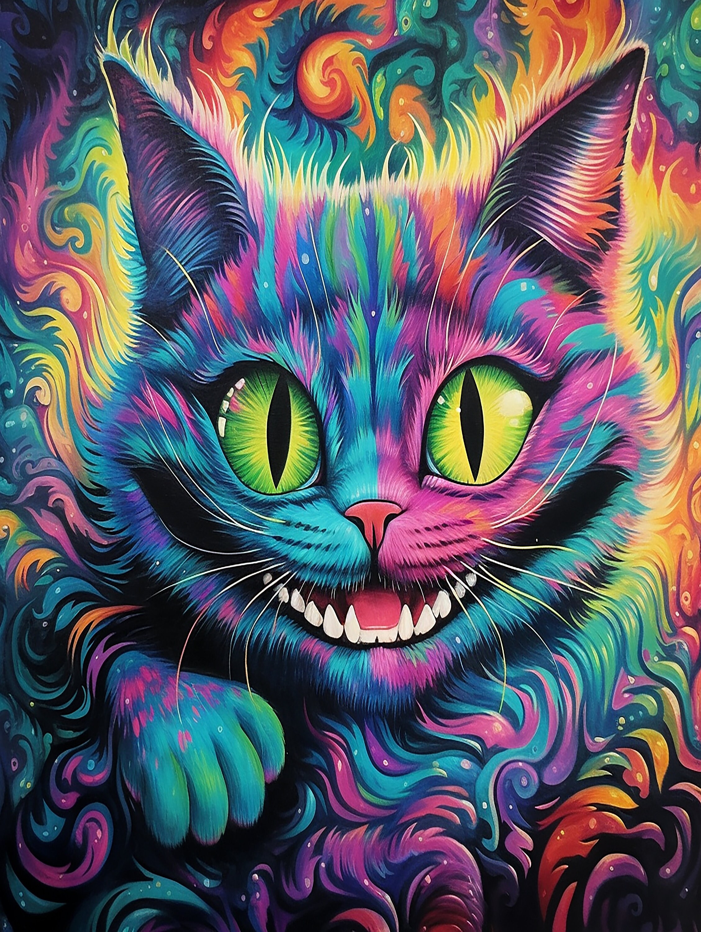 Chasing Rabbits Tapestry Collection Art Alice in Wonderland Psychedelic Mushrooms Trippy Chesire Cat Mad Hatter Queen of Hearts Etsy