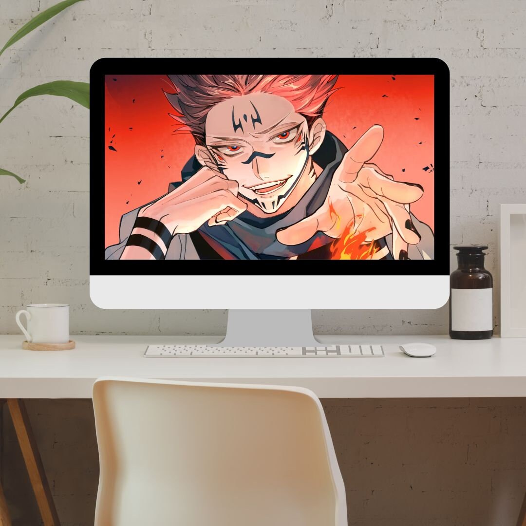 Sukuna Wallpaper Gojo Sukuna Anime Desktop Wallpaper - Etsy