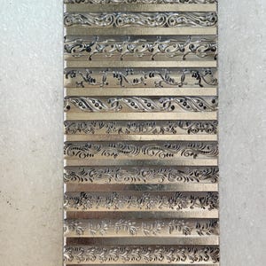 20-in-1 Steel Impression Die for Jewelry Making | Silversmith Tool | Wire Die