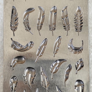 28 in 1 Steel Plate | Leaf's | Impression Die |  Jewelry Silversmith Tool