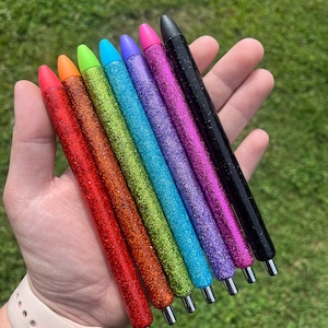 Custom Glitter Resin Pens