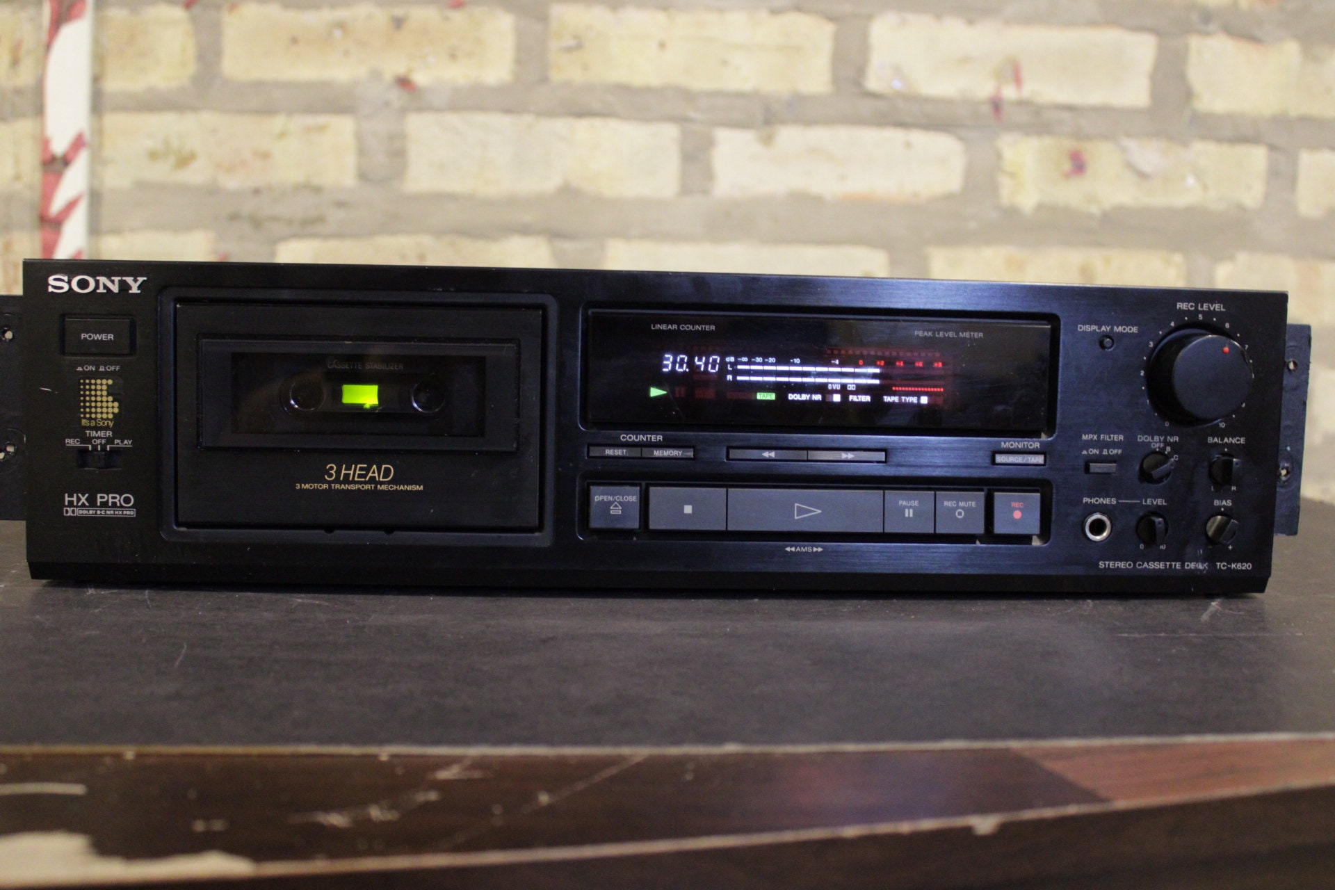 Sony TC-K620 3head hx-pro cassettedeck gereviseerd, volledig ...