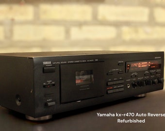 Yamaha Kx-r470 Audiophile Auto Reverse Cassette Deck fully functional Refurbished