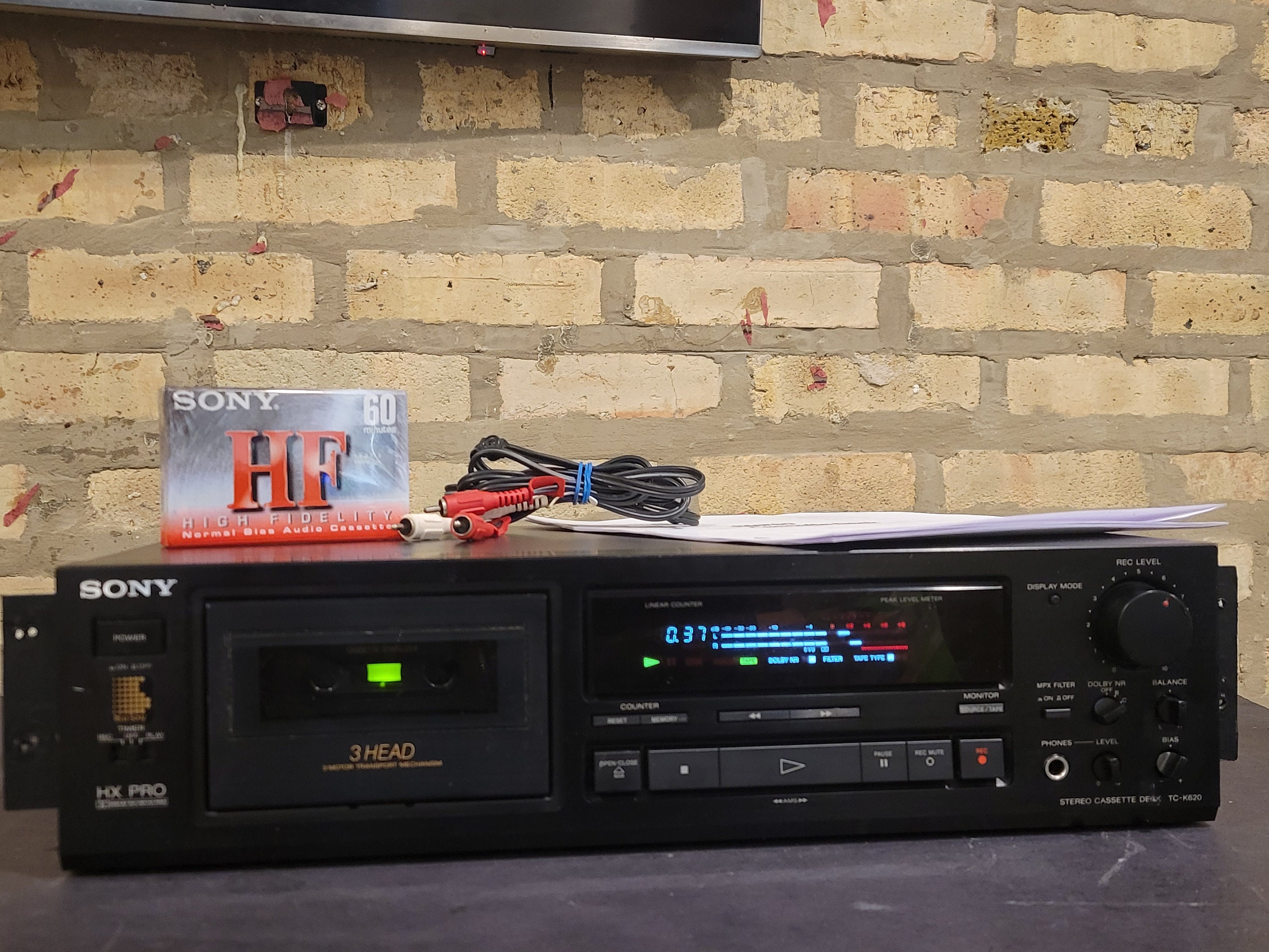 Sony TC-K620 3head hx-pro cassettedeck gereviseerd, volledig ...
