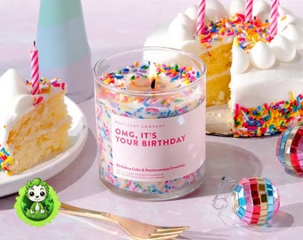 Birthday Sprinkle Candle Vanilla Buttercream Sprinkles Cake