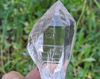 Optical Himalayan Hashupi Alien Quartz Crystal, Doorway, Double Terminated_102gr