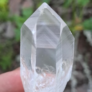 Himalayan Quartz Crystal Record Keeper w\ Phantoms & Rainbows_49gr