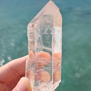 Himalayan Rutilated Quartz Crystal l Record Keeper l Self Healed l DT_196gr