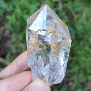 Himalayan Cathedral Quartz Crystal Record Keeper & Self Healed_89gr