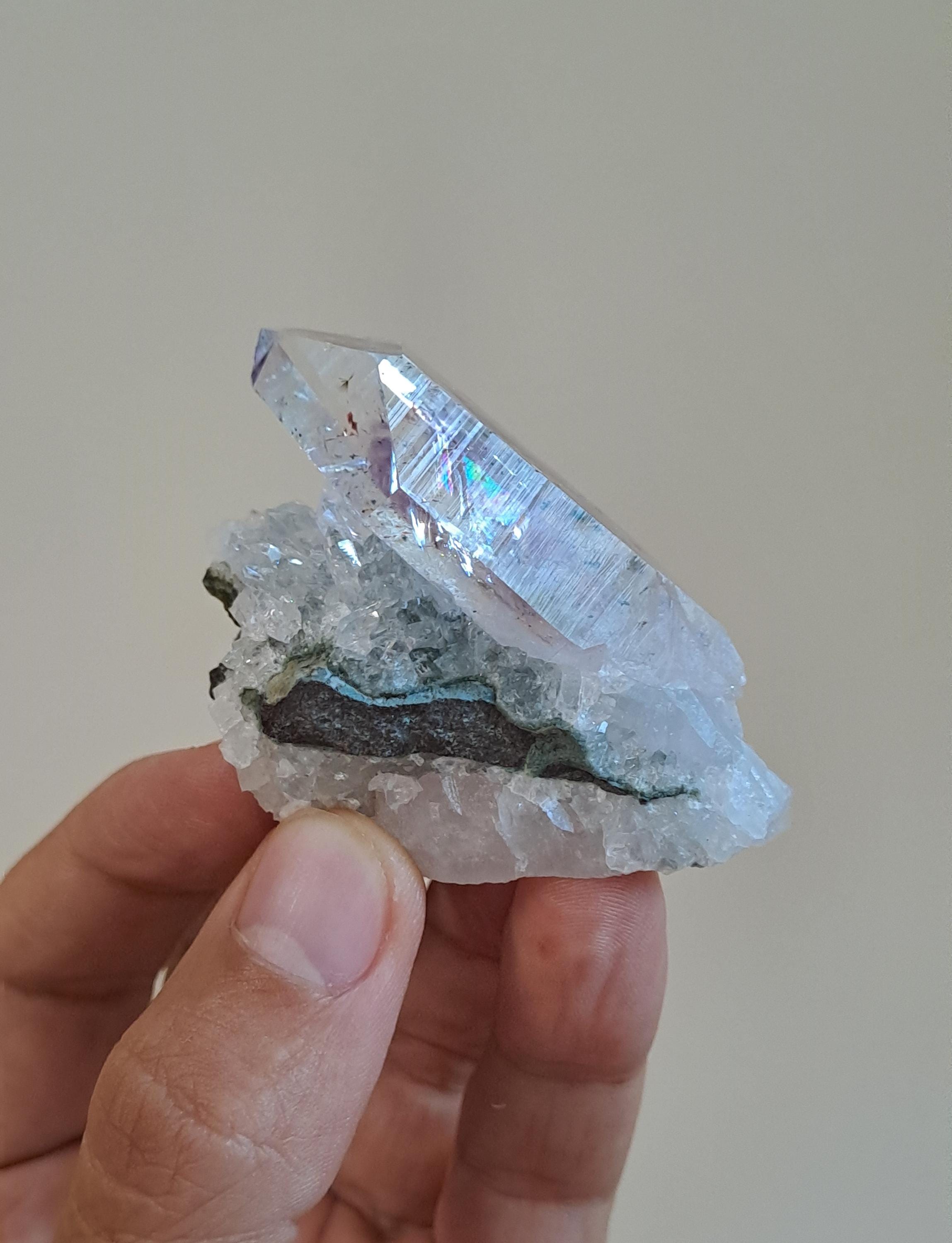 ブランドバーグ ゴボボセブ アメジストクォーツクラスター（方鉛鉱