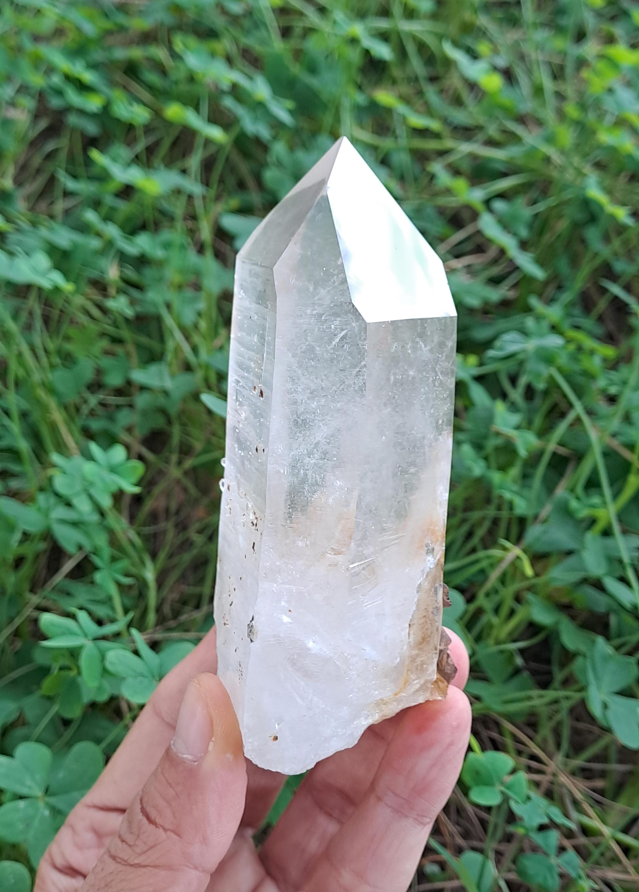 ヒマラヤ水晶（シデライト付き）＆小さな水晶カテドラル（レインボー