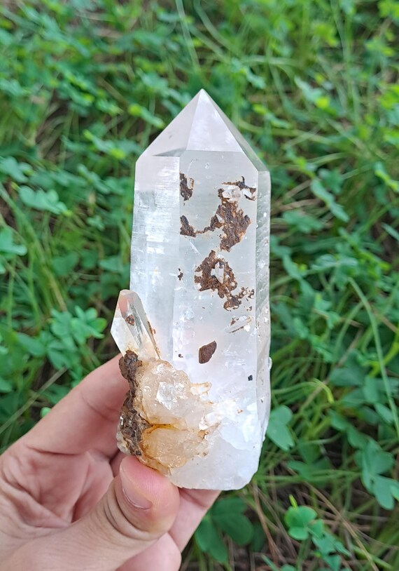 ヒマラヤ水晶（シデライト付き）＆スモールクォーツカテドラル