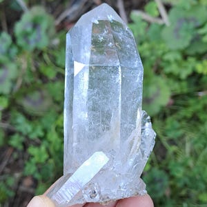 Himalayan Quartz Crystal Cluster Record Keeper w\ Penetrator Crystal_158gr