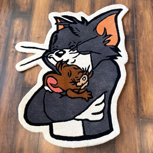 Tom an Jerry Rug Etsy