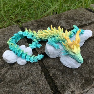 Hochdetaillierte, bewegliches Drachen-Fidget-Spielzeug "Winged Articulator"