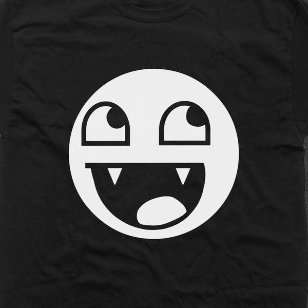 Epic Face Vampire T-Shirt, Y2K Streetwear | Heavy Cotton Tee