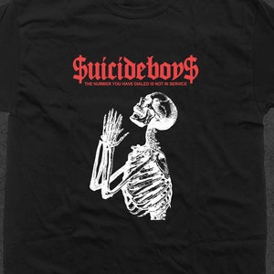 Suicideboys T-Shirt The Number You Have Dialed Is Not In Service | Heavy Cotton Tee