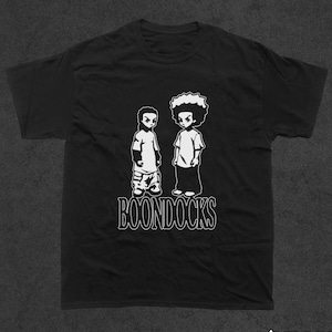 The Boondocks T-Shirt Riley and Huey, Cartoon Shirt, Anime Shirt