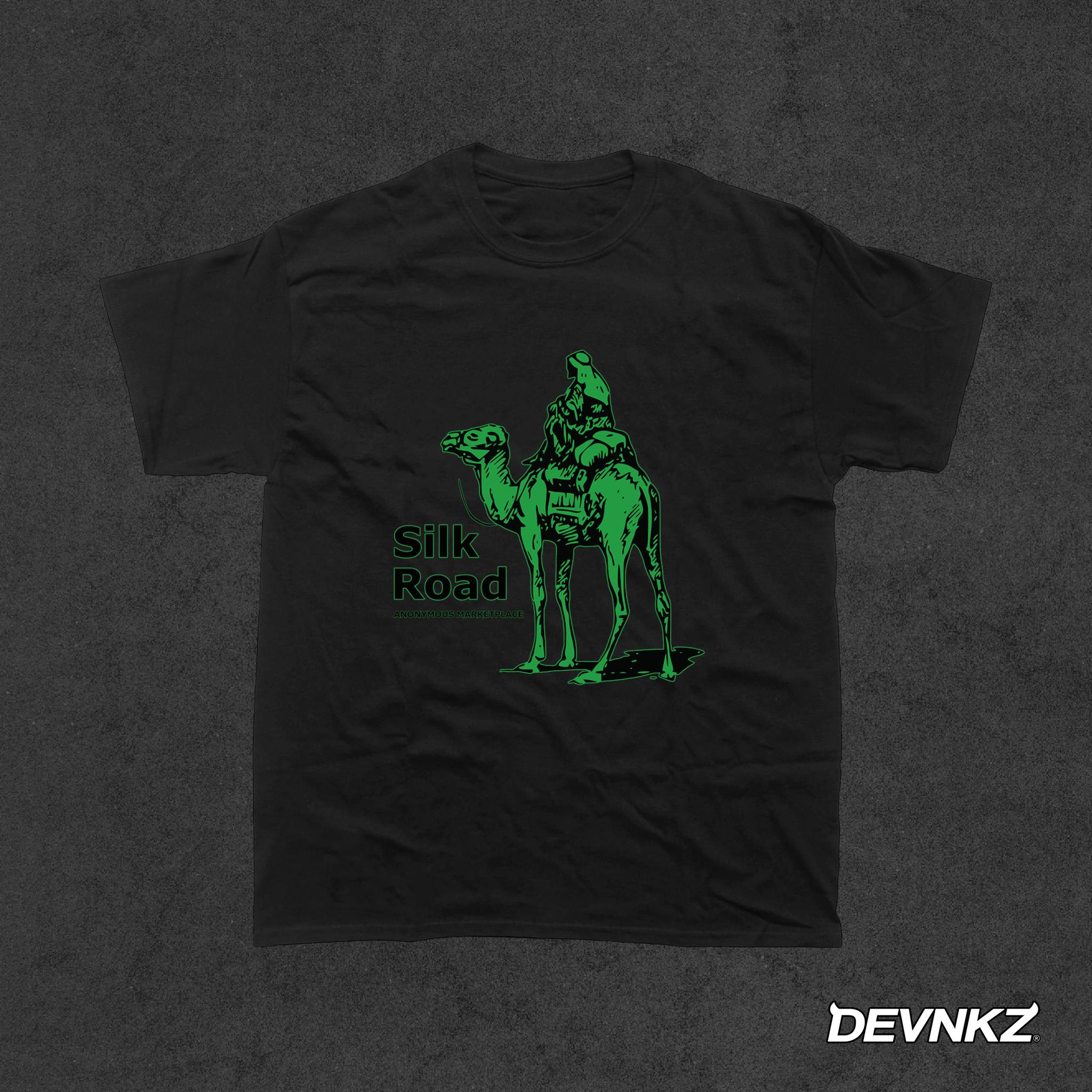 シルクロード匿名マーケットプレイスロゴTシャツ - Etsy 日本