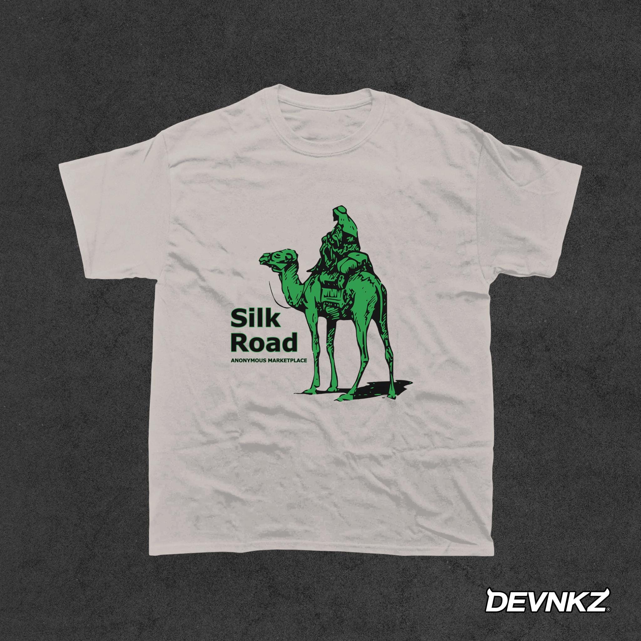 シルクロード匿名マーケットプレイスロゴTシャツ - Etsy 日本