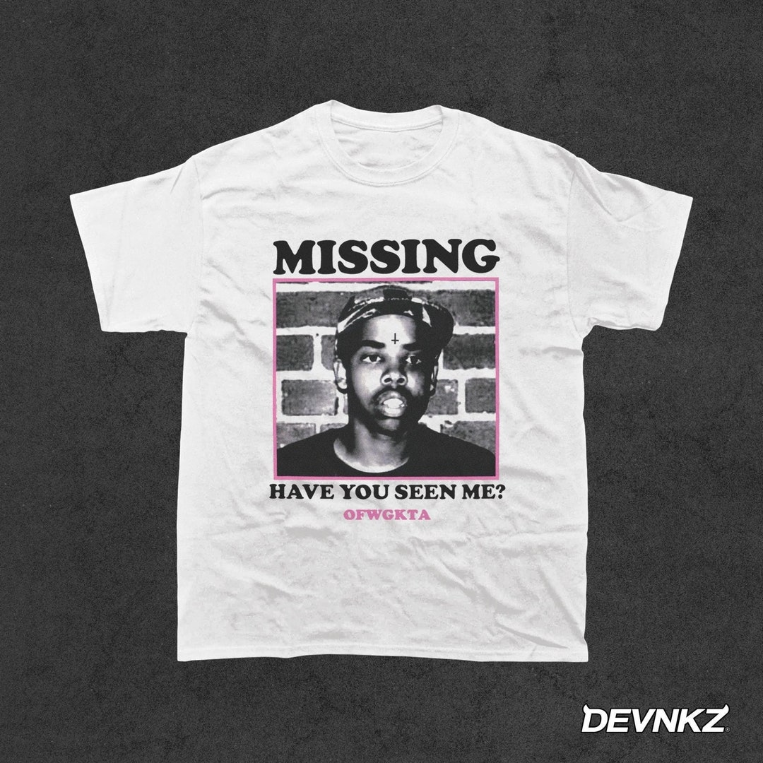 Earl Sweatshirt Missing Have You Seen Me T-shirt, Odd Future Shirt