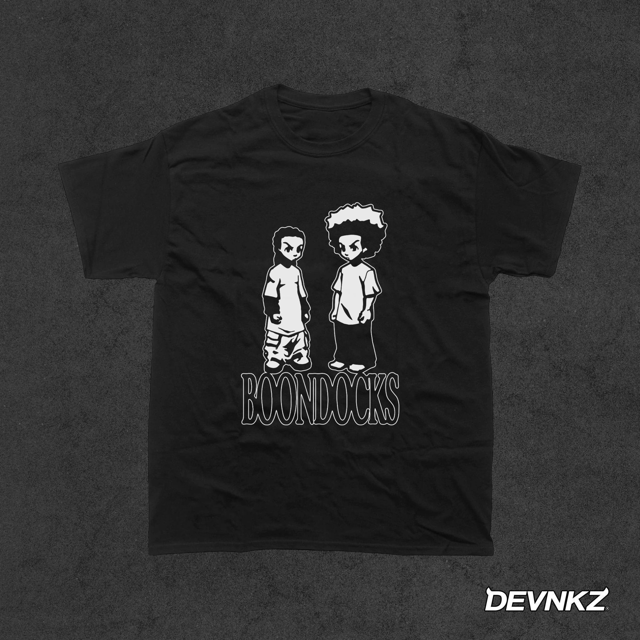 The Boondocks T-Shirt Riley and Huey, Cartoon Shirt, Anime Shirt