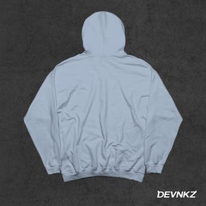 Reese's hoodie met lichtblauwe schedel, vintage hoodie, Y2K-hoodie afbeelding 2