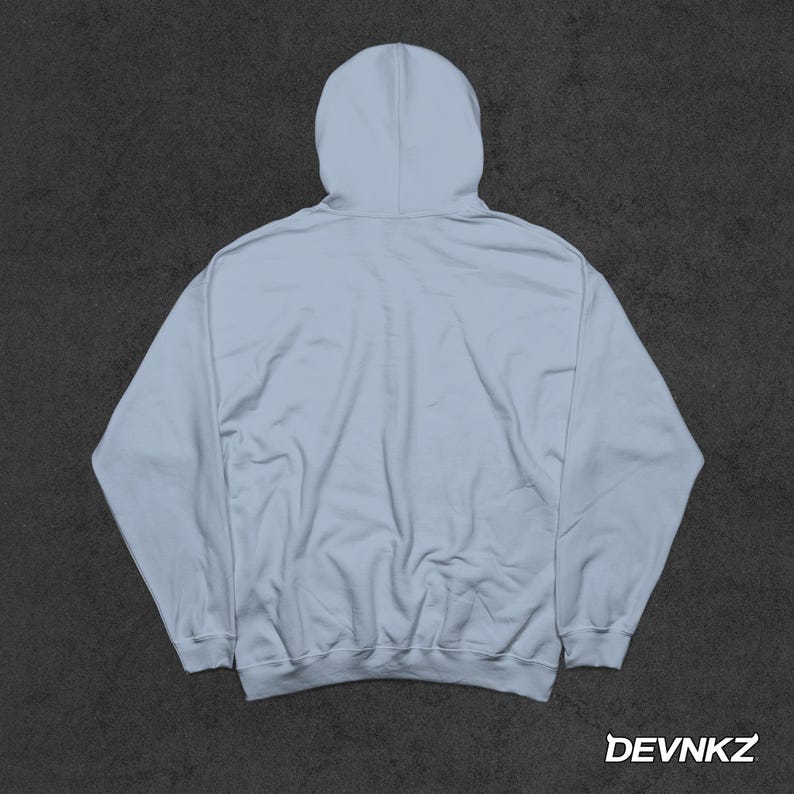Reese's hoodie met lichtblauwe schedel, vintage hoodie, Y2K-hoodie afbeelding 2