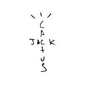 Decalcomania del vinile di Cactus Jack