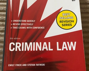 Law Express - Criminal Law revision reference book (2017)