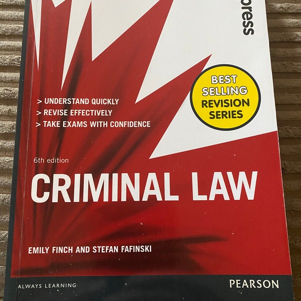 Law Express - Criminal Law revision reference book (2017)