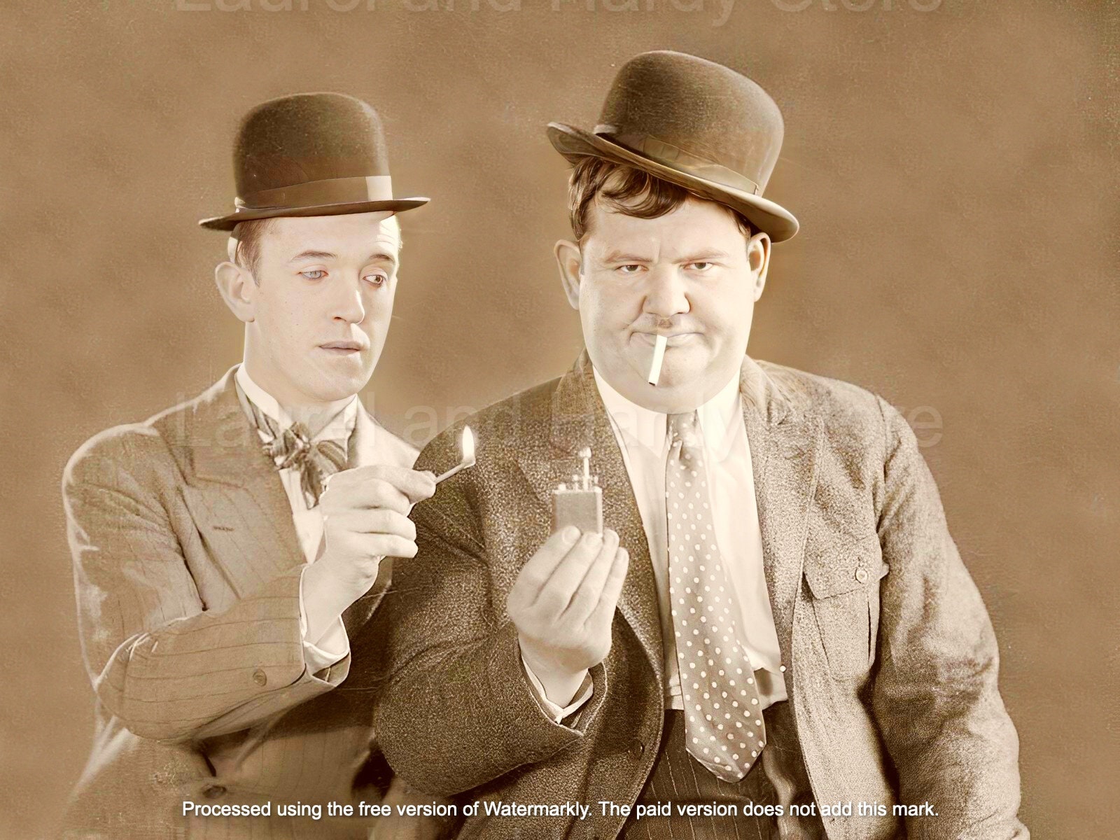Laurel and Hardy Comedy Signed Digital Downloads - Etsy