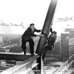 Laurel and Hardy Skyscraper Funny Comedy Stan and Ollie New York Liberty Signed Autograph Digital Downloads